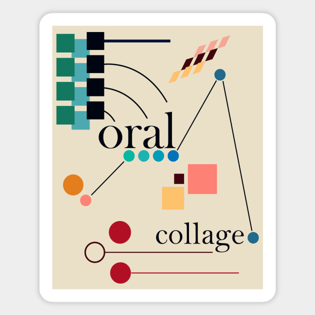 Graphic Notation - Color | Oral Collage Magnet by Oral Collage Radio Show